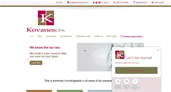 Desktop Screenshot of kovanescpa.com